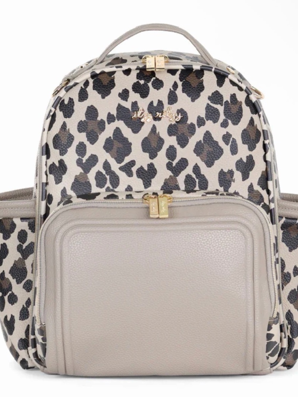 Leopard Itzy Mini Plus Backpack Diaper Bag by Itzy Ritzy